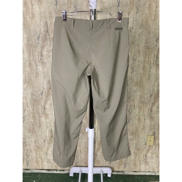 Royal Robbins Capri Pants Womens Sz 2 Olive Green Stretch Hiking Nylon Outdoors - Picture 3 of 13